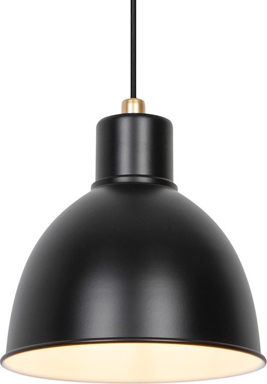 Nordlux - Candeeiro suspenso POP 1xE27/40W/230V preto/dourado