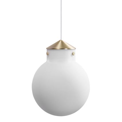 Nordlux - Candeeiro suspenso RAITO 1xE27/25W/230V latão/branco