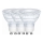 Nordlux - CONJUNTO 3x Lâmpadas LED GU10/4,9W/230V 4000K