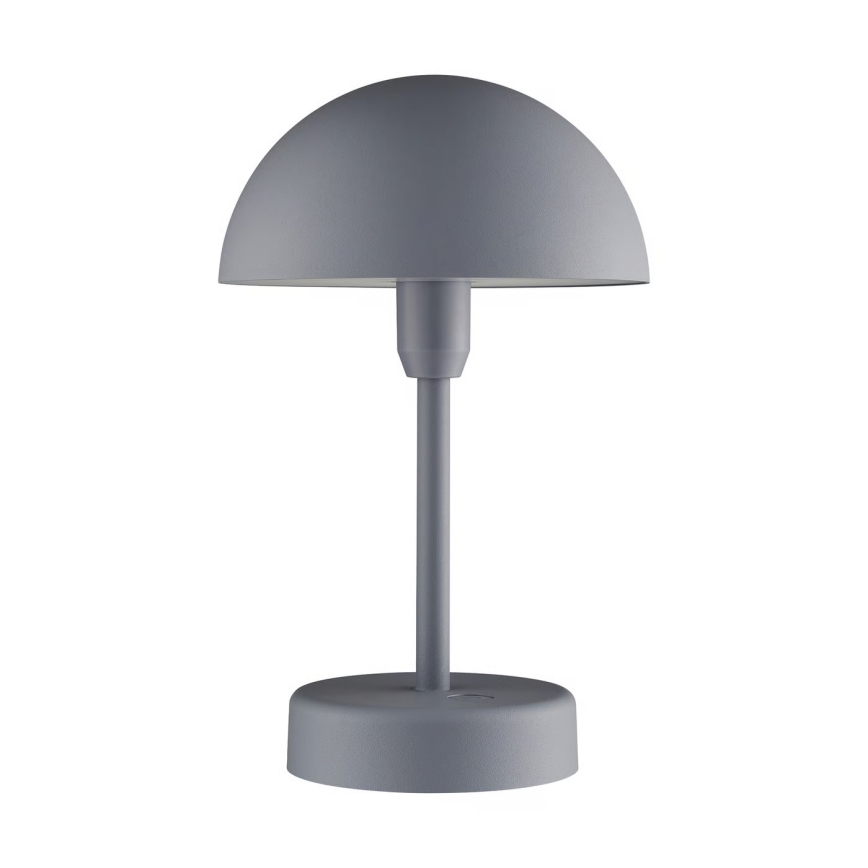 Nordlux - Candeeiro de mesa para exteriores recarregável LED regulável ELLEN LED/2,8W/3,7V 2200 mAh IP44 cinzento