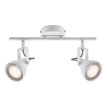 Nordlux - Foco ASLAK 2xGU10/35W/230V branco
