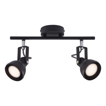 Nordlux - Foco ASLAK 2xGU10/35W/230V preto