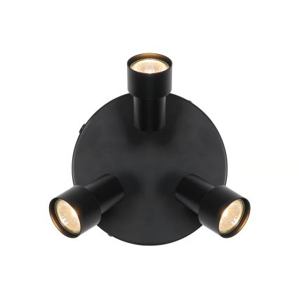 Nordlux - Foco BOSTON 3xGU10/5W/230V preto