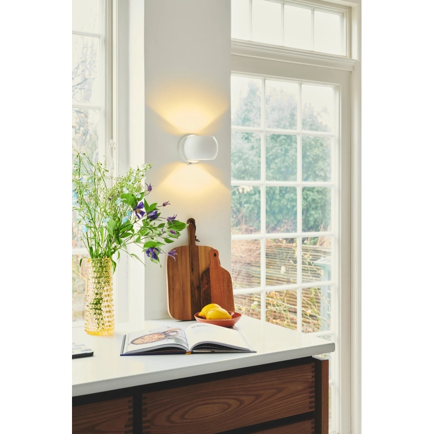 Nordlux - Foco de parede ajustável BELIR 1xG9/5W/230V branco