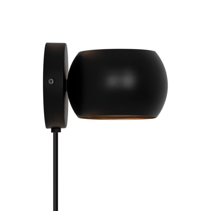 Nordlux - Foco de parede ajustável BELIR 1xG9/5W/230V preto