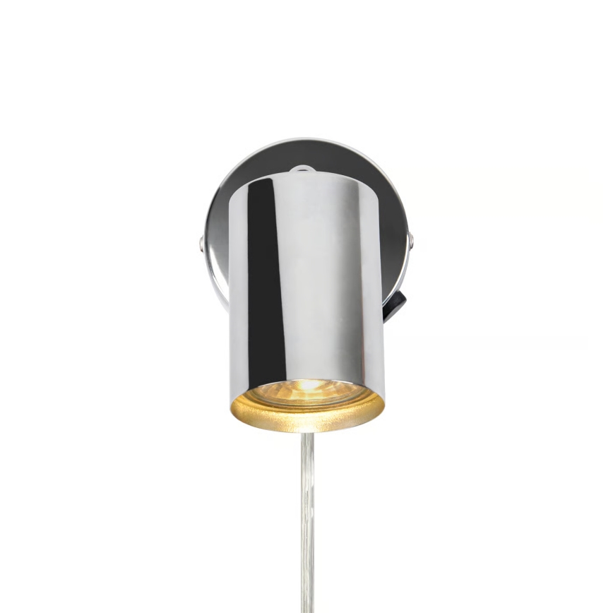 Nordlux - Foco de parede EXPLORE 1xGU10/7W/230V cromado brilhante