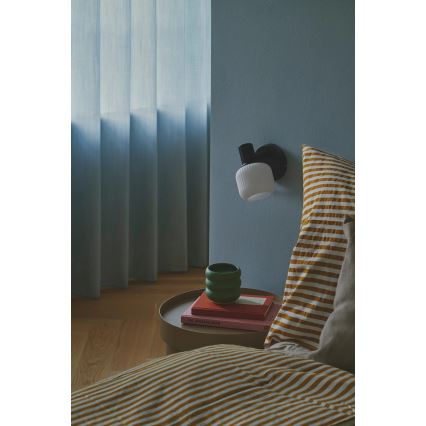 Nordlux - Foco de parede MILFORD 1xE14/10W/230V preto