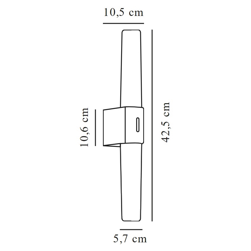 Nordlux - Iluminação de espelho para casa de banho LED HELVA LED/9W/230V 3000K IP44