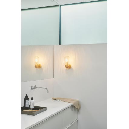 Nordlux - Iluminação de parede de casa de banho TUTAN 1xE14/25W/230V IP44 latão