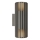 Nordlux - Iluminação de parede exterior ALUDRA 2xE27/15W/230V IP54 antracite
