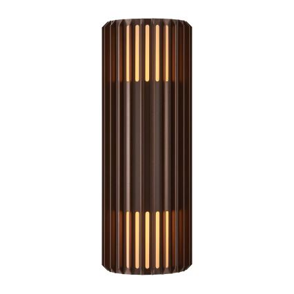 Nordlux - Iluminação de parede exterior ALUDRA 2xE27/15W/230V IP54 castanho