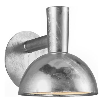 Nordlux - Iluminação de parede exterior ARKI 1xE27/20W/230V IP54 prateado