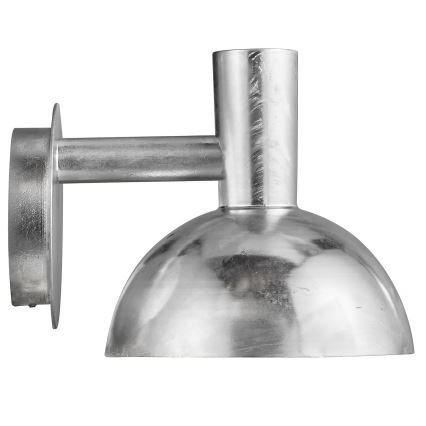 Nordlux - Iluminação de parede exterior ARKI 1xE27/20W/230V IP54 prateado