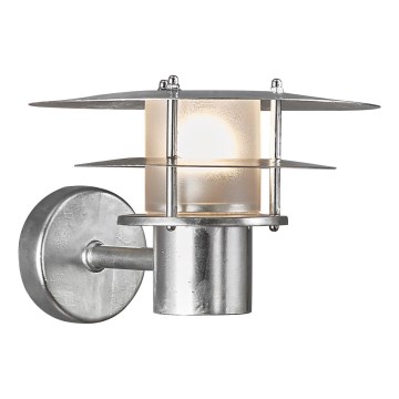 Nordlux - Iluminação de parede exterior BASTIA 1xE14/12W/230V IP54 cromado mate