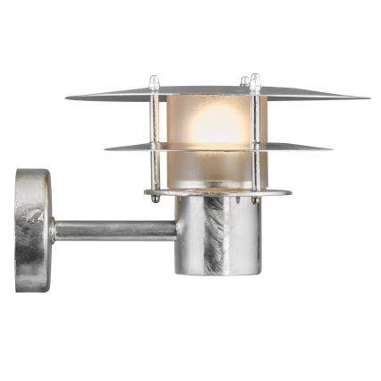 Nordlux - Iluminação de parede exterior BASTIA 1xE14/12W/230V IP54 cromado mate