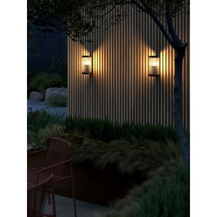 Nordlux - Iluminação de parede exterior COUPAR 1xE27/25W/230V IP54 preto