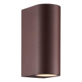 Nordlux - Iluminação de parede exterior DION 2xGU10/25W/230V IP44 rezavá