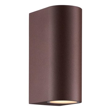 Nordlux - Iluminação de parede exterior DION 2xGU10/25W/230V IP44 rezavá