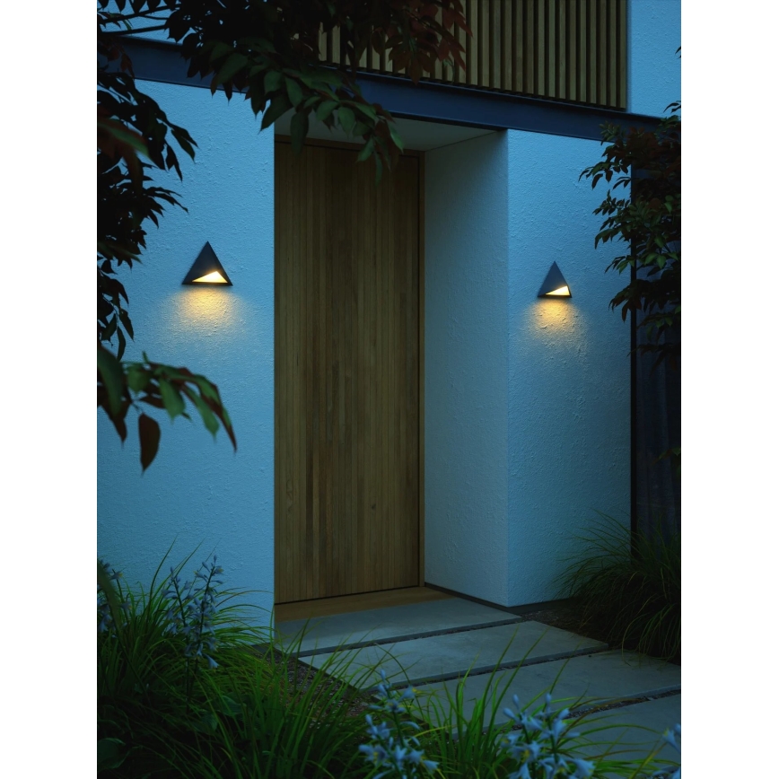 Nordlux - Iluminação de parede exterior KONIT 1xGU10/10W/230V IP44 preto