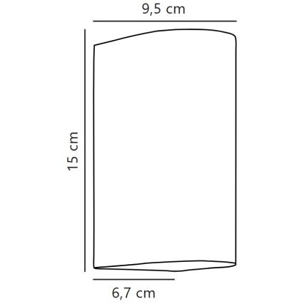 Nordlux - Iluminação de parede exterior LED ASBOL LED/13,3W/230V 3000K IP44 preto