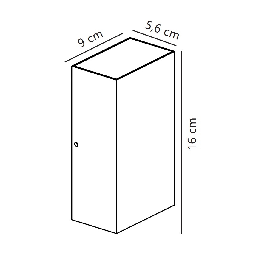Nordlux - Iluminação de parede exterior LED ROLD LED/10,5W/230V 3000K IP54 creme