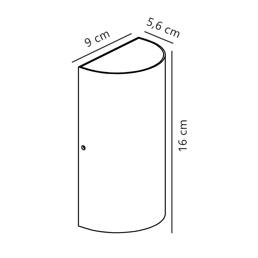 Nordlux - Iluminação de parede exterior LED ROLD LED/10,5W/230V 3000K IP54 creme