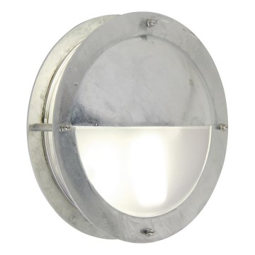 Nordlux - Iluminação de parede exterior MALTA 1xE27/60W/230V IP54 prateado