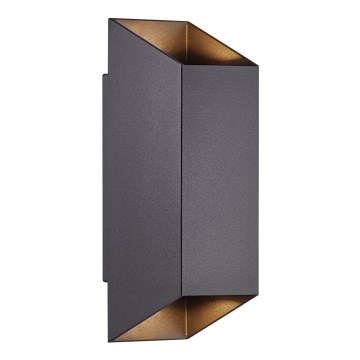 Nordlux - Iluminação de parede exterior NICO 2xGU10/35W/230V IP54 preto
