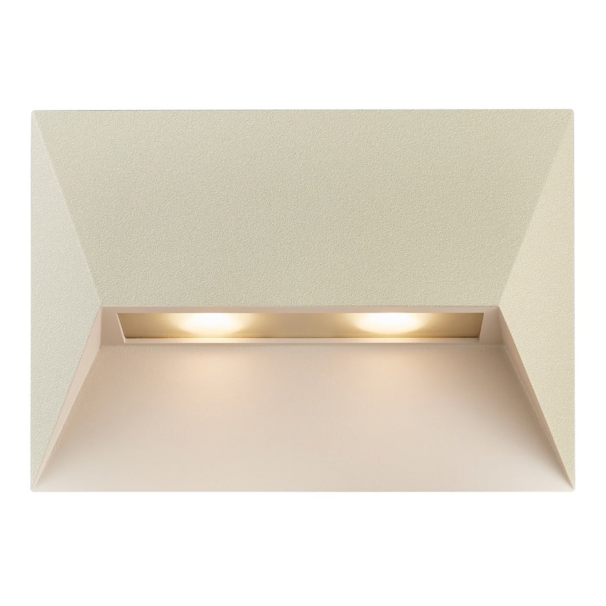 Nordlux - Iluminação de parede exterior PONTIO 2xGU10/25W/230V IP54 creme