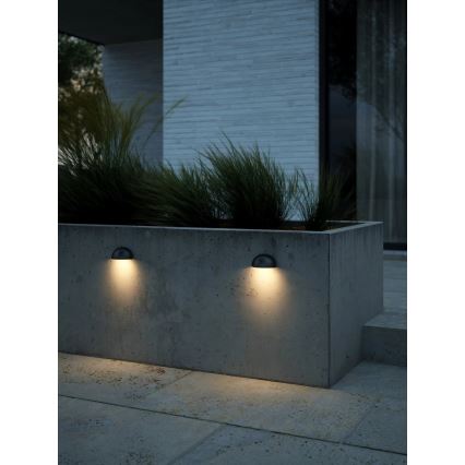 Nordlux - Iluminação de parede exterior SCORPIUS 1xE14/15W/230V IP44 preto