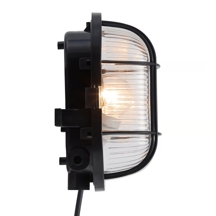 Nordlux - Iluminação de parede exterior SKOTLAMPE 1xE27/60W/230V IP44 preto