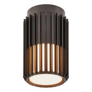 Nordlux - Iluminação de teto exterior ALUDRA 1xE27/15W/230V diâmetro 12,4 cm preto