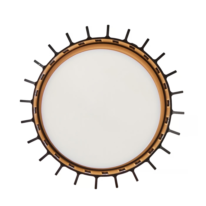 Nordlux - Iluminação de teto exterior ALUDRA 1xE27/15W/230V diâmetro 12,4 cm preto