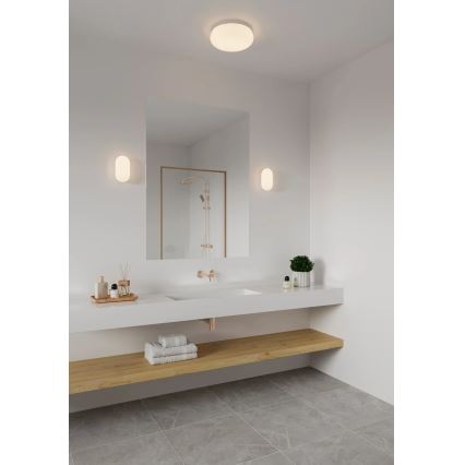Nordlux - Iluminação de teto para casa de banho FOAM 2xE27/55W/230V IP44 diâmetro 34 cm branco