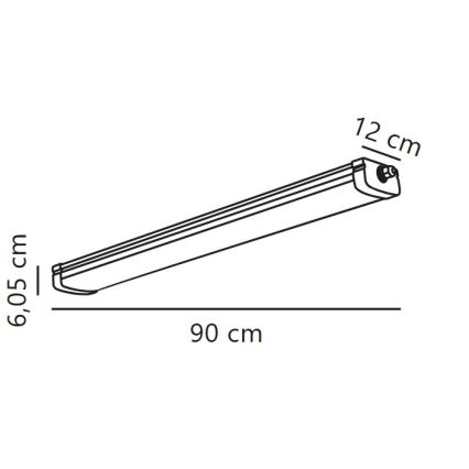 Nordlux - Iluminação de trabalho LED BURBANK LED/31W/230V 4000K IP65