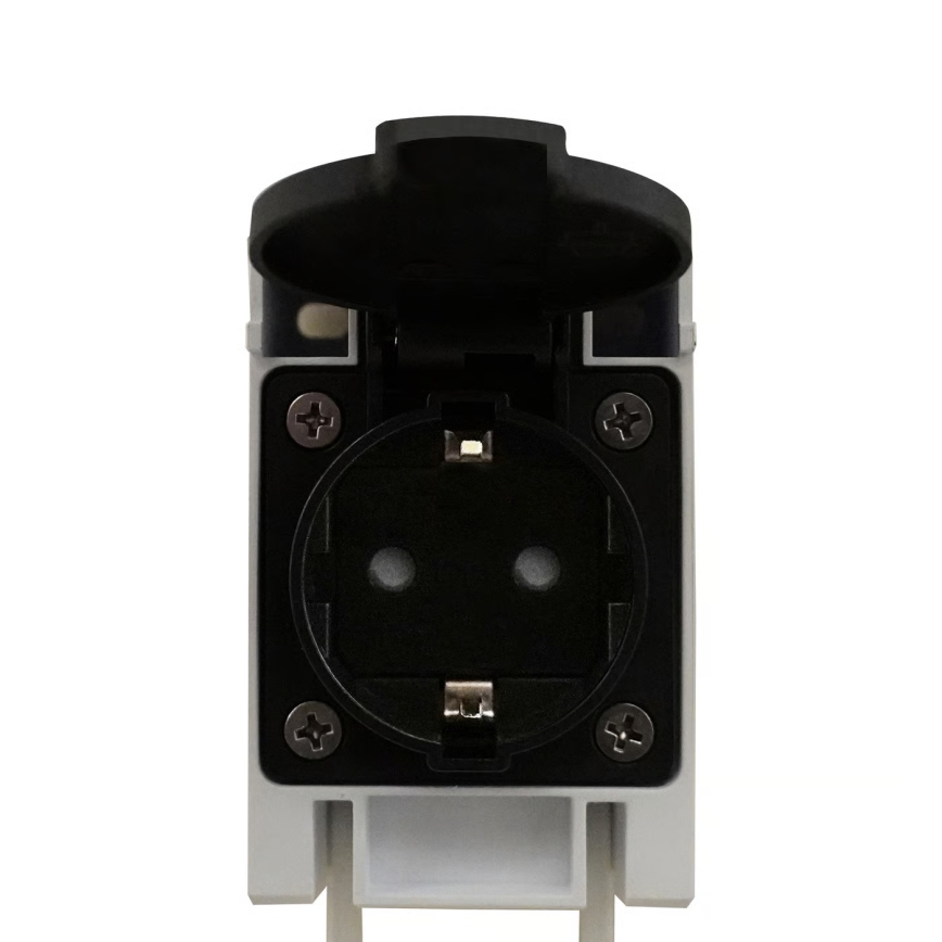 Nordlux - Iluminação LED para espelho de casa de banho com tomada MALAIKA LED/15W/230V IP44 68,4cm preta