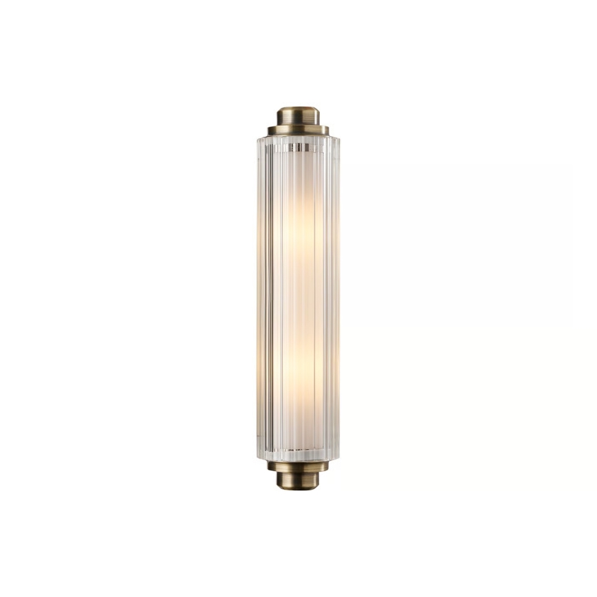 Nordlux - Iluminação para espelho de casa de banho NIMAL 2xE14/25W/230V IP44 latão