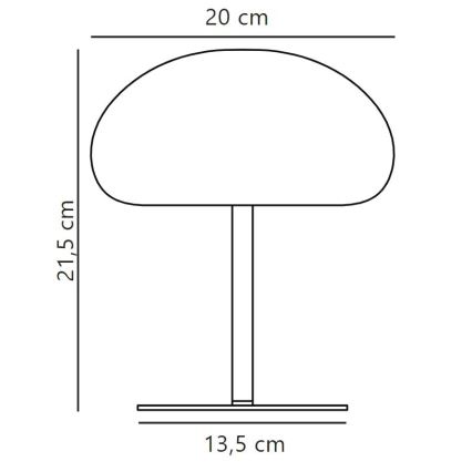 Nordlux - Lâmpada de mesa exterior LED regulável SPONGE LED/4,8W/3,7V IP65 4400 mAh
