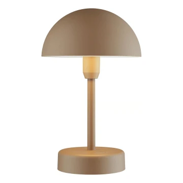 Nordlux - Lâmpada de mesa LED exterior recarregável e dimerizável ELLEN LED/2,8W/3,7V 2200 mAh IP44 castanha