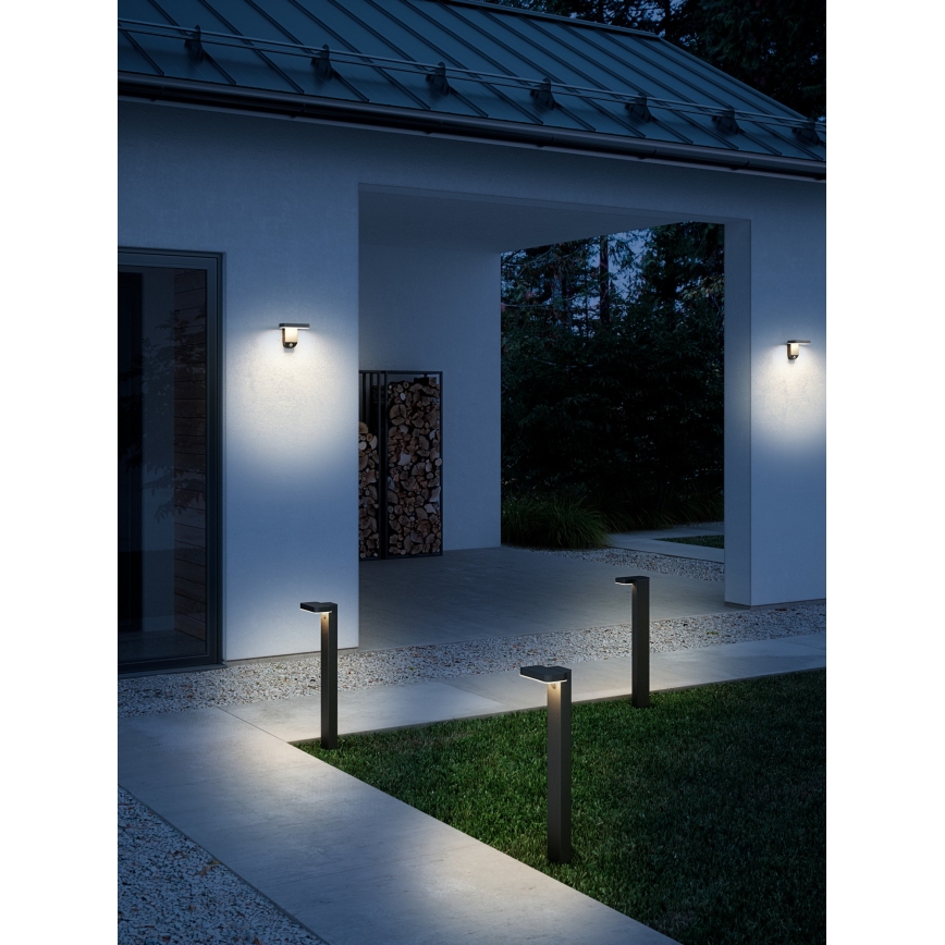 Nordlux - Lâmpada solar LED com sensor RICA LED/5W/3,7V 2200 mAh IP44