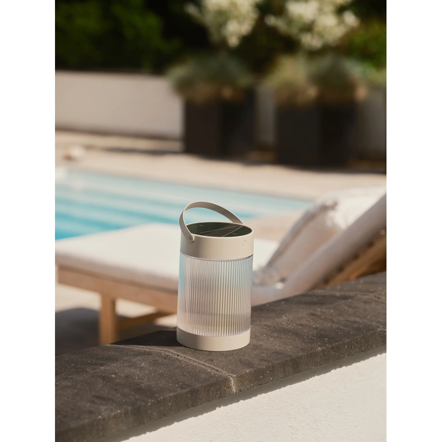 Nordlux - Lâmpada solar LED COUPAR LED/3,2W/3,7V bege