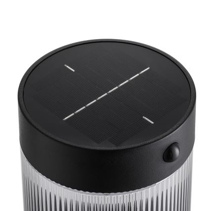 Nordlux - Lâmpada Solar LED COUPAR LED/3,2W/5V 3000K IP44 preta 1800 mAh