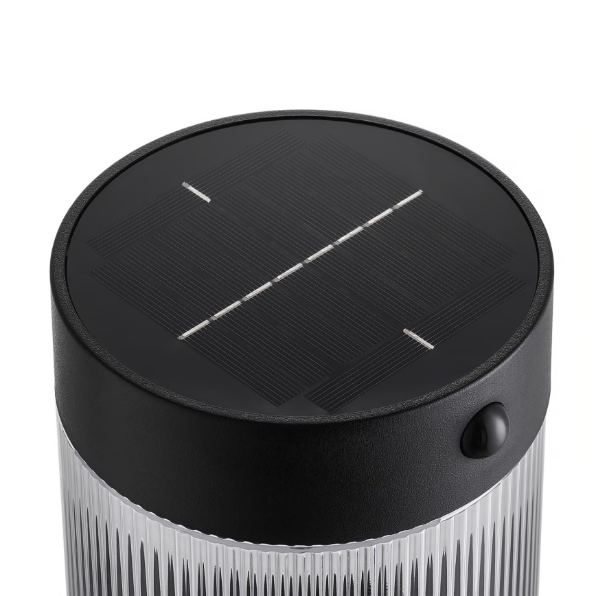 Nordlux - Lâmpada Solar LED COUPAR LED/3,2W/5V 3000K IP44 preta 1800 mAh