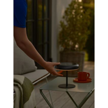 Nordlux - Lâmpada Solar LED ELMER LED/2W/3,7V IP44 preta