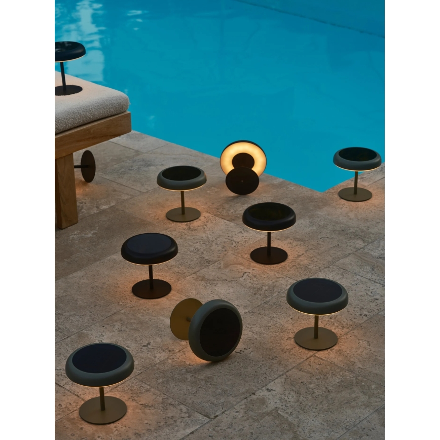 Nordlux - Lâmpada solar LED ELMER LED/2W/3,7V IP44 verde