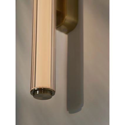 Nordlux - Aplique de parede dimerizável para casa de banho VIRELLE LED/12W/230V 3000/4000K IP44 latão