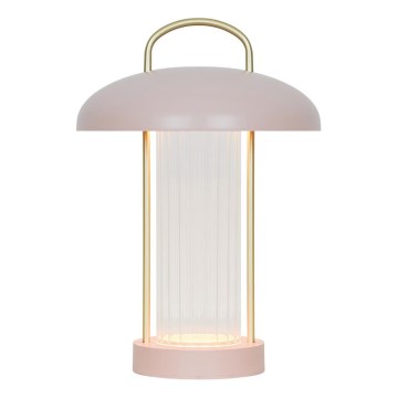 Nordlux - LED Candeeiro de mesa tátil recarregável dimerizável MIRANO LED/3W/3,7V rosa