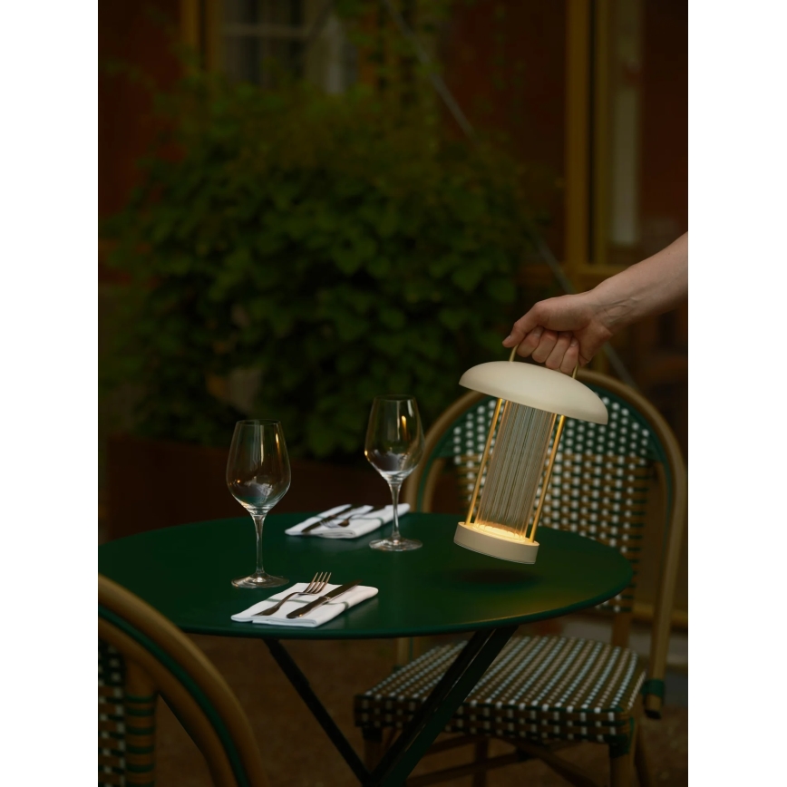 Nordlux - Lâmpada de Mesa Tátil Recarregável LED Dimerizável MIRANO LED/3W/3,7V bege
