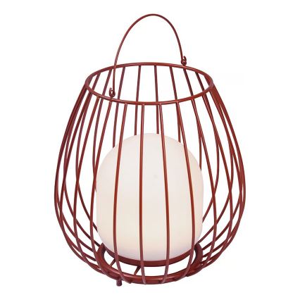 Nordlux - Luminária portátil LED dimerizável para exterior JIM TO-GO LED/3W/3,7V IP54 5000 mAh vermelha