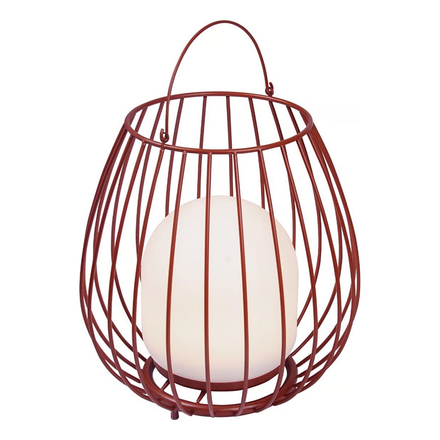 Nordlux - Luminária portátil LED dimerizável para exterior JIM TO-GO LED/3W/3,7V IP54 5000 mAh vermelha